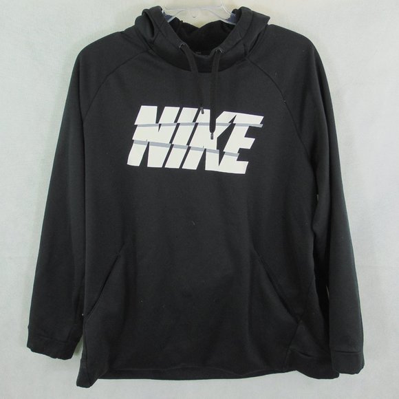 NIKE DRI-FIT THERMA Black HOODIE SIZE XXL - Picture 1 of 8